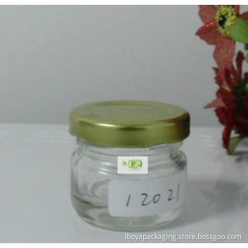 1oz (28ml) Honey Jar/ Hexagon Jars, Glass Bottle